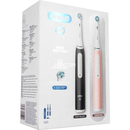 Oral-B iO Series 3N Duo Ηλεκτρική Οδοντόβουρτσα (Ματ Μαύρο/Ροζ)