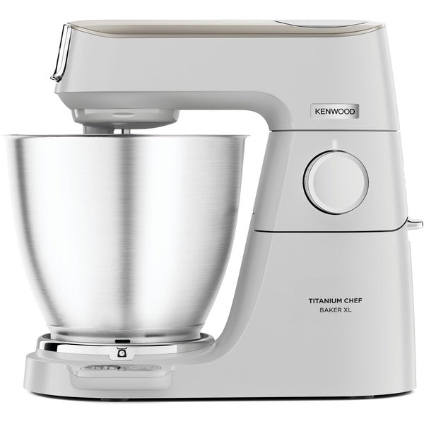 Kenwood Titanium Chef Baker XL Küchenmaschine KVL65.001WH - 1.200 Watt, Integrierte Waage, Weiß