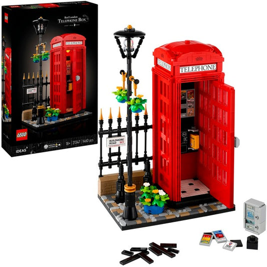 LEGO 21347 Ιδέες Κόκκινη Τηλεφωνική Καμπίνα Λονδίνου