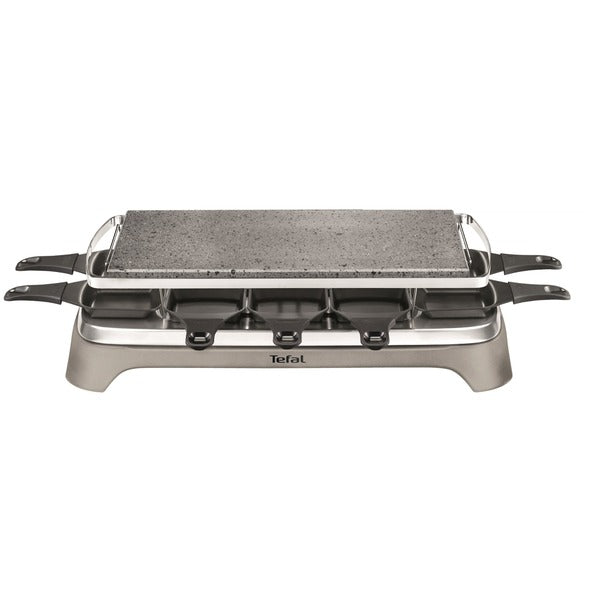 Tefal Raclette-Grill Pierrade PR457B (grau/schwarz, 1.350 Watt, für 10 Personen)