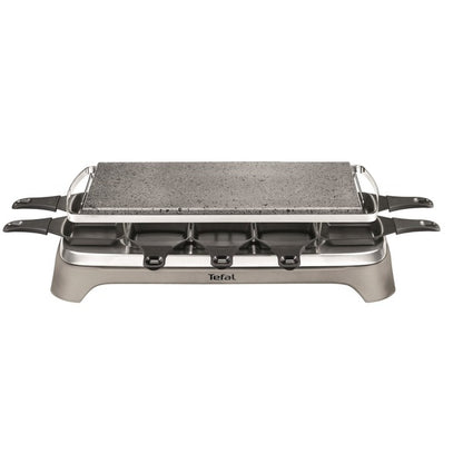 Tefal Raclette-Grill Pierrade PR457B (grau/schwarz, 1.350 Watt, für 10 Personen)