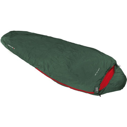 High Peak Mumienschlafsack Ultra Pak 500 ECO (dunkelgrün/rot)