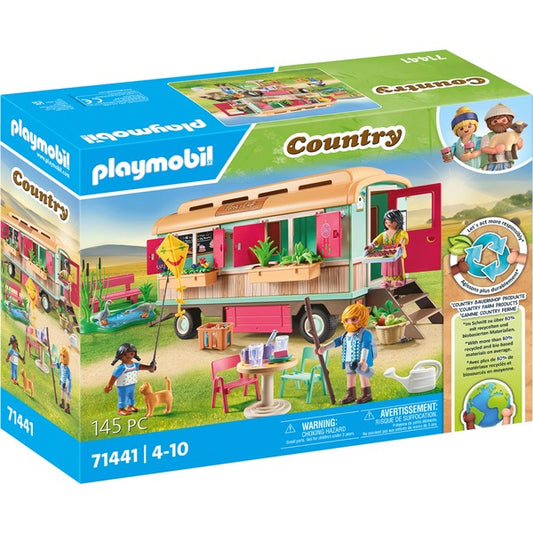 Playmobil 71441 Χώρα Άνετο Καφενείο σε Ρουστίκ Βαγόνι