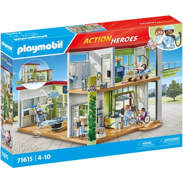Playmobil 71615 Action Heroes Modernes Krankenhaus
