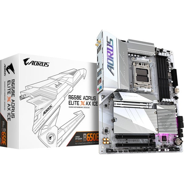 GigaByte B650E AORUS ELITE X AX ICE (Λευκό/Ασημί)