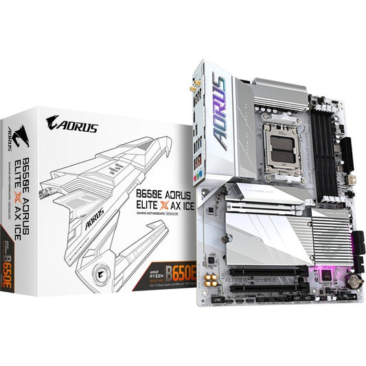 GigaByte B650E AORUS ELITE X AX ICE (Λευκό/Ασημί)