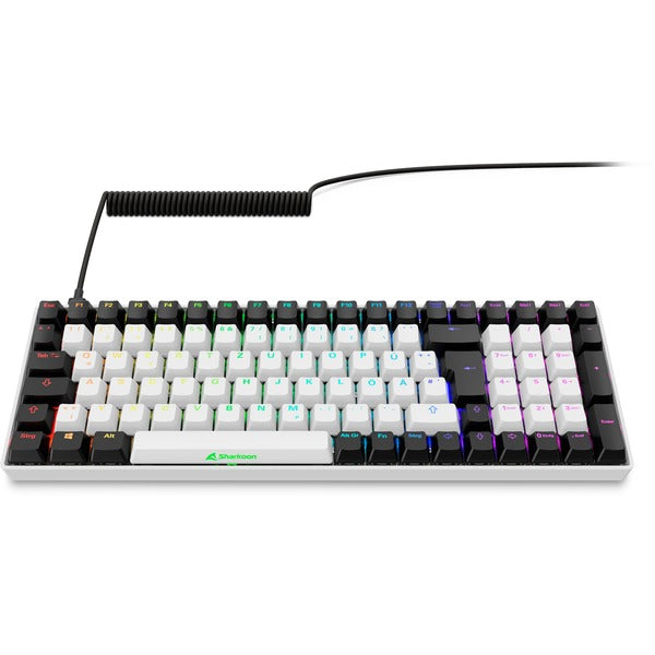 Sharkoon SKILLER SGK50 S2 (weiß, DE-Layout, Gateron Red)