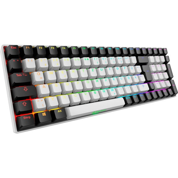 Sharkoon SKILLER SGK50 S2 (weiß, DE-Layout, Gateron Yellow)