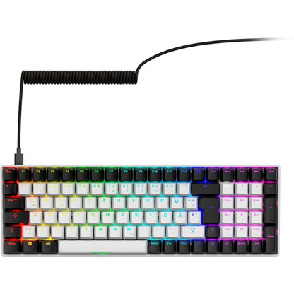 Sharkoon SKILLER SGK50 S2 (weiß, DE-Layout, Gateron Yellow)