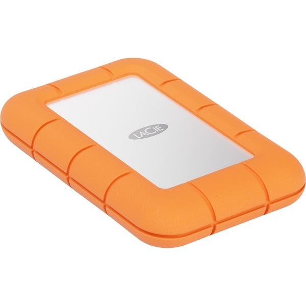 LaCie Rugged Mini SSD 2 TB, Externe SSD (orange/silber, USB-C 3.2 Gen 2x2 (20 Gbit/s))