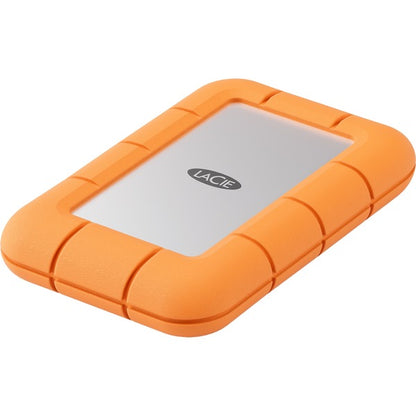 LaCie Rugged Mini SSD 2 TB, Externe SSD (orange/silber, USB-C 3.2 Gen 2x2 (20 Gbit/s))