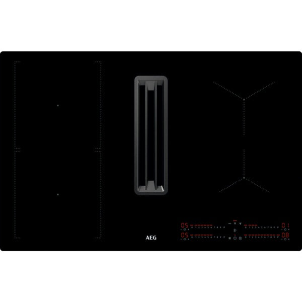AEG CCE84543CB, Αυτόνομη Εστία (μαύρη, ComboHob με ενσωματωμένη απορροφητήρα)