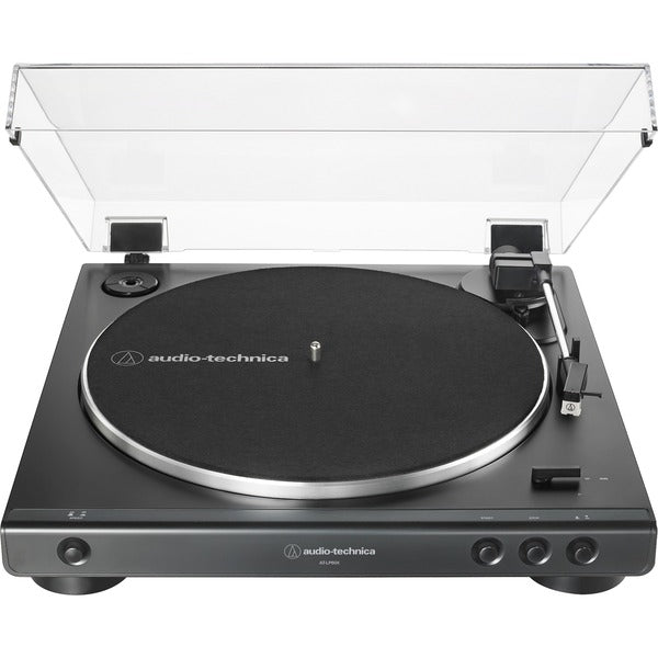 Audio Technica AT-LP60XBK (schwarz, Integrierter Phono-Vorverstärker, Vollautomatischer Betrieb)