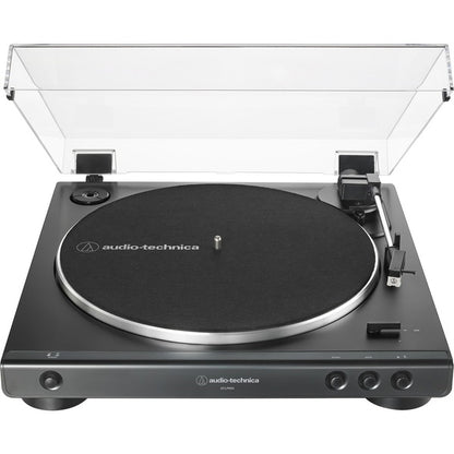 Audio Technica AT-LP60XBK (schwarz, Integrierter Phono-Vorverstärker, Vollautomatischer Betrieb)