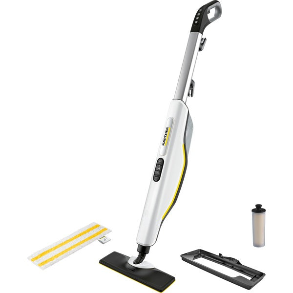 Kärcher SC 3 Upright EasyFix Steam Cleaner (White/Black, 1,600 Watts, with EasyFix Floor Cleaning Set)