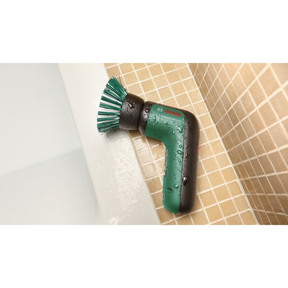 Bosch Powertools Akku-Bürste UniversalBrush Set, 3,6Volt (grün/schwarz, mit Zubehör-Set)