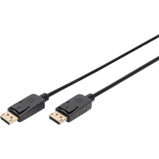 Digitus DisplayPort Καλώδιο Σύνδεσης UHD 4K (Μαύρο, 2 Μέτρα)