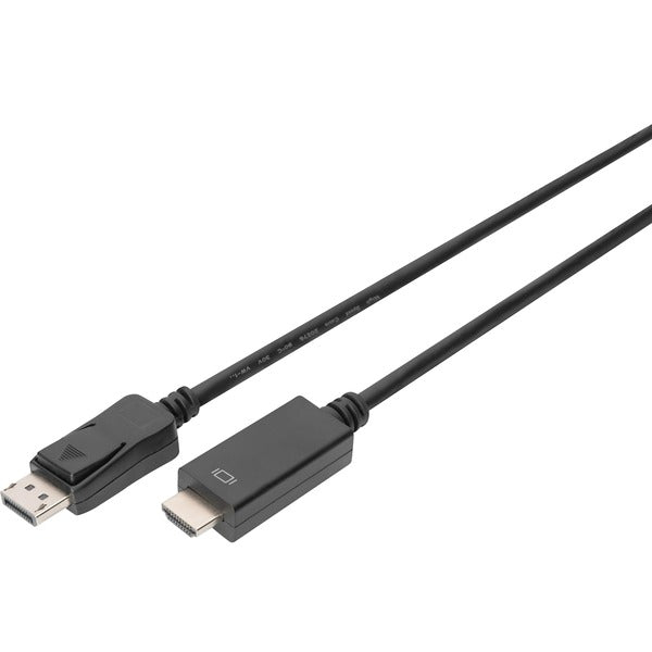 Digitus Adapterkabel DisplayPort σε HDMI 4K (Μαύρο, 2 μέτρα)
