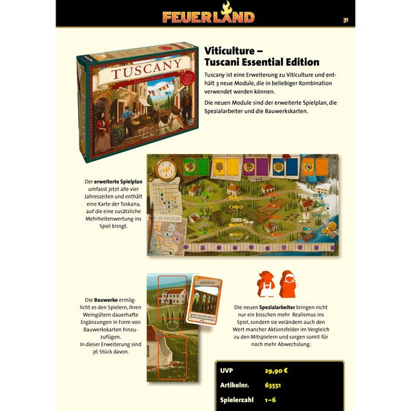 Pegasus Viticulture: Tuscany Essential Edition (Erweiterung)