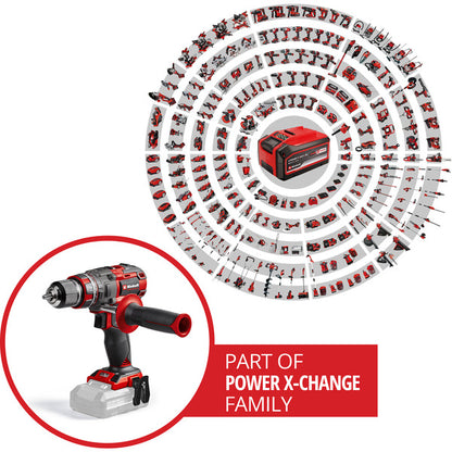 Einhell Professional Akku-Schlagbohrschrauber TP-CD 18/80 Li-i BL - Solo, 18Volt (rot/schwarz, ohne Akku und Ladegerät)