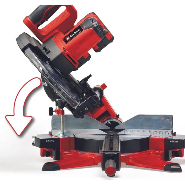 Einhell Akku-Zug-Kapp-und Gehrungssäge TE-SM 36/10 L Li-Solo, 36Volt (2x18V), Kapp- und Gehrungssäge (rot, ohne Akku und Ladegerät)
