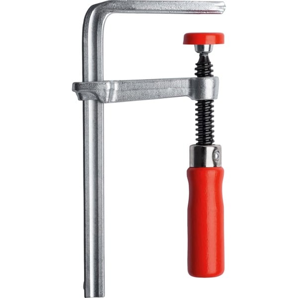 Bessey Ganzstahl-Tischzwinge GTR16B6 (silber/rot, 160 / 60, für Führungsschienen)