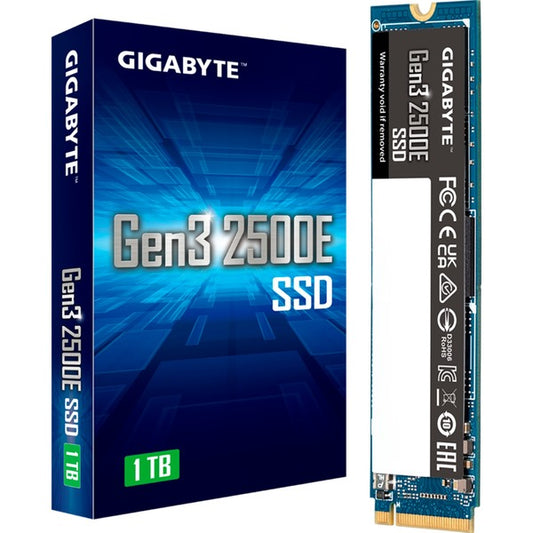 GigaByte Gen3 2500E SSD 1 TB (PCIe 3.0 x4, NVMe 1.3, M.2 2280)