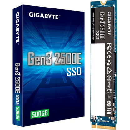 GigaByte Gen3 2500E 500GB SSD (PCIe 3.0 x4, NVMe 1.3, M.2 2280)