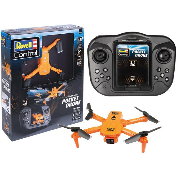 Revell RC Quadrocopter Pocket Drohne (orange/schwarz)