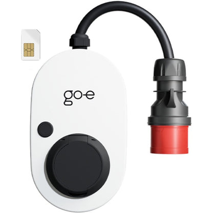 go-e Charger Gemini flex 2.0, 22 kW (32A 3-phasig) (weiß/schwarz, mobile Ladestation, 4G/LTE)