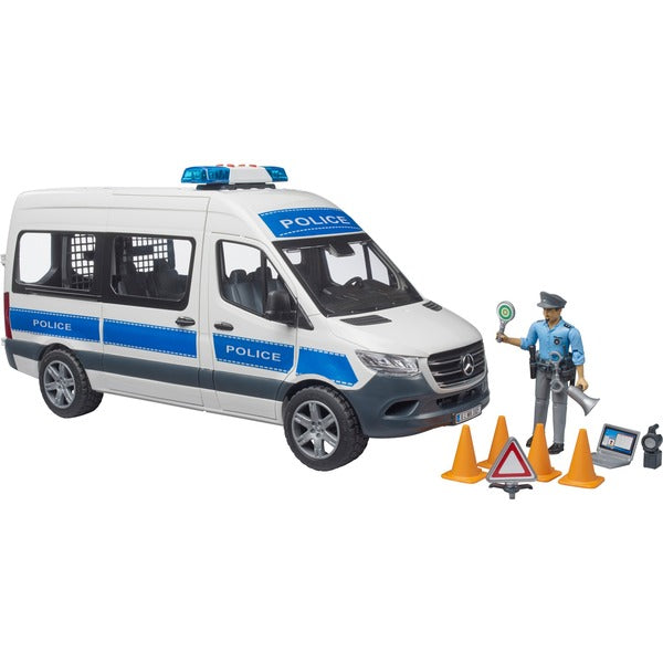 BRUDER MB Sprinter Polizei Einsatzfahrzeug με Light & Sound Module