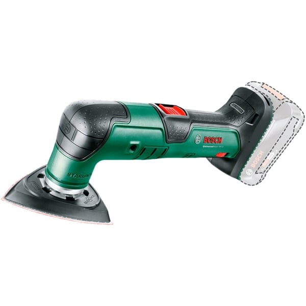 Bosch Powertools Akku-Multifunktions-Werkzeug UniversalMulti 18V-32 Solo (grün/schwarz, ohne Akku und Ladegerät, POWER FOR ALL ALLIANCE)
