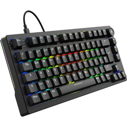 Sharkoon SKILLER SGK25 (schwarz, DE-Layout, Huano Red)