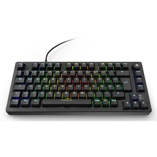 Sharkoon SKILLER SGK25 (schwarz, DE-Layout, Huano Red)
