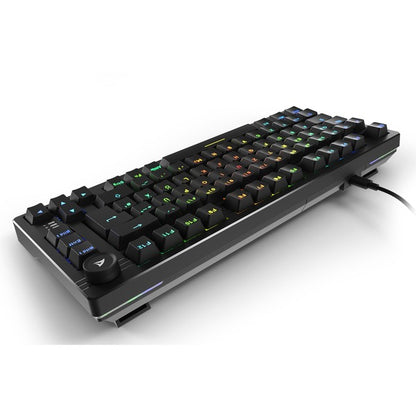 Sharkoon SKILLER SGK25 (schwarz, DE-Layout, Huano Red)