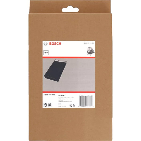 Bosch Powertools Entsorgungssack (PE), für GAS 18V-12 MC Professional (schwarz, 10 Stück)