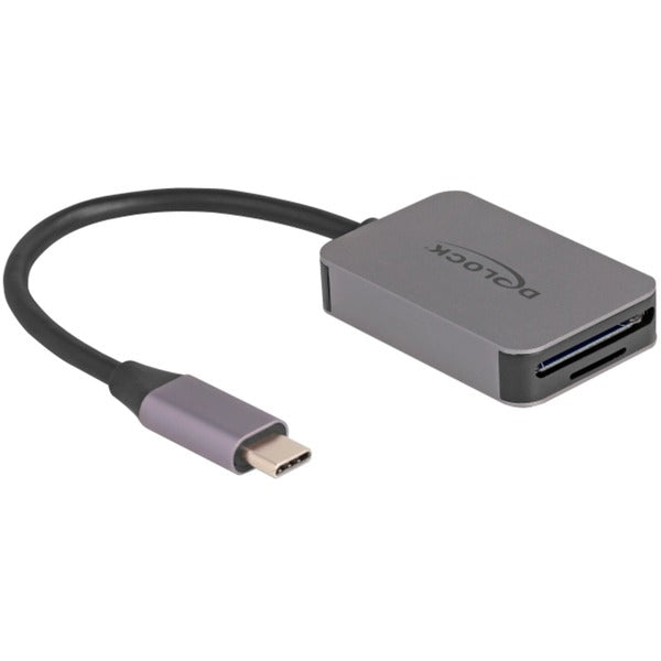 DeLOCK USB Type-C Card Reader για SD ή Micro SD Κάρτες Μνήμης (Γκρι)