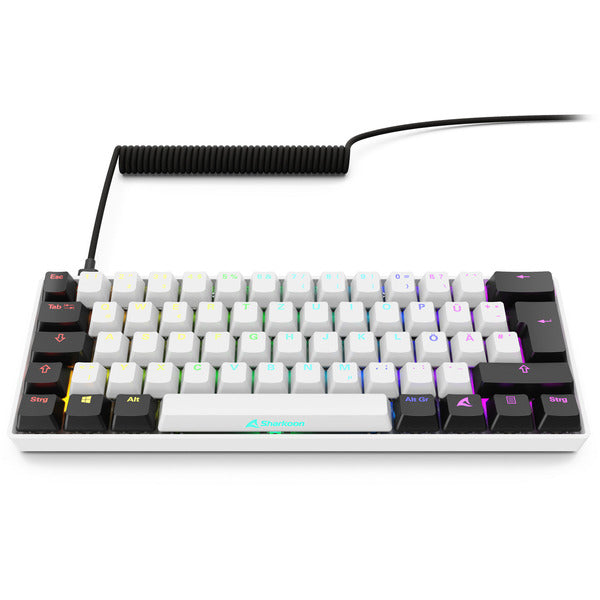 Sharkoon SKILLER SGK50 S4 Gen2 (weiß, DE-Layout, Gateron Yellow)