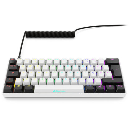 Sharkoon SKILLER SGK50 S4 Gen2 (weiß, DE-Layout, Gateron Yellow)