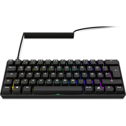 Sharkoon SKILLER SGK50 S4 Gen2 PBT (schwarz, DE-Layout, Gateron G Pro 3.0 Yellow)