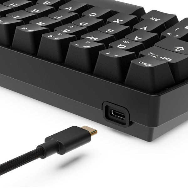 Sharkoon SKILLER SGK50 S4 Gen2 PBT (schwarz, DE-Layout, Gateron G Pro 3.0 Yellow)