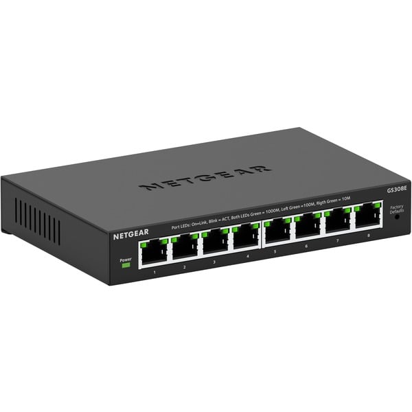 Netgear GS308E 8-Port Gigabit Ethernet Switch
