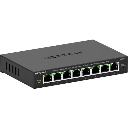 Netgear GS308E 8-Port Gigabit Ethernet Switch