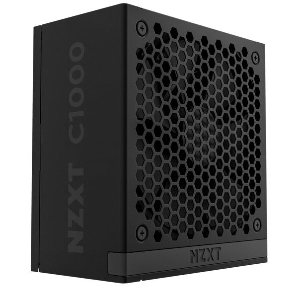 NZXT C1000 Gold ATX 3.1 (schwarz, 1x 16-Pin Grafikkarten Stecker, 6x PCIe, Kabel-Management, 1000 Watt)