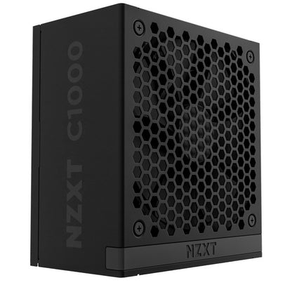 NZXT C1000 Gold ATX 3.1 (schwarz, 1x 16-Pin Grafikkarten Stecker, 6x PCIe, Kabel-Management, 1000 Watt)