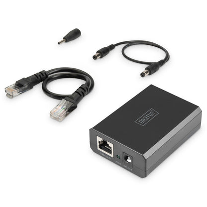 Digitus Gigabit Ethernet PoE-Splitter, 802.3bt, 51 Watt (schwarz)