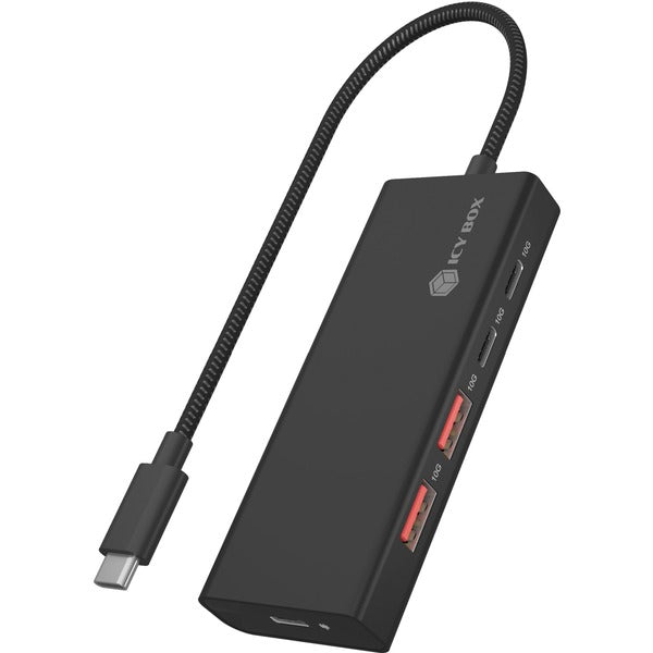 Icy Box IB-HUB1436-CPD 4-Port USB 3.2 Gen 2 Hub (Black)