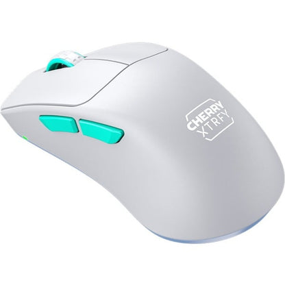 Cherry XTRFY M64 Wireless (weiß/türkis)