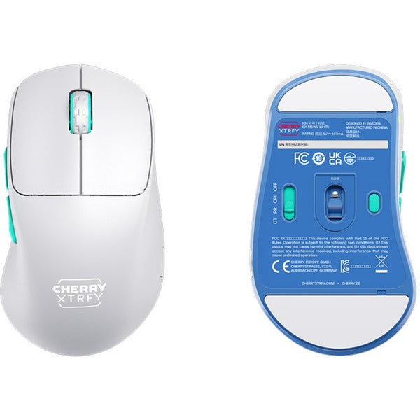 Cherry XTRFY M64 Wireless (weiß/türkis)