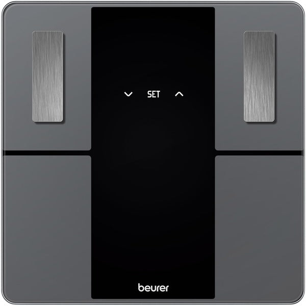 Beurer Diagnosewaage BF 500 Super Black Edition (grau/schwarz, Bluetooth)